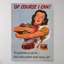 WWII Patriotic Poster / War Effort