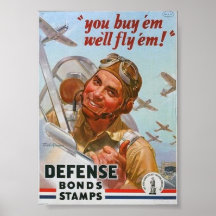 WWII Patriotic Poster / War Effort