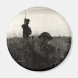 WWII Polish soldiers guard English Coast Magnet