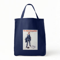 WWII Recruiting Poster Tell That To The Marines! Tote Bag