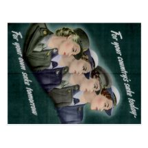 WWII Recruitment Postcard