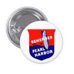 WWII Remember Pearl Harbour Pinback Buttons