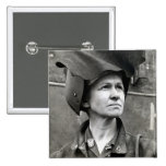 WWII Rosie the Riveter Buttons