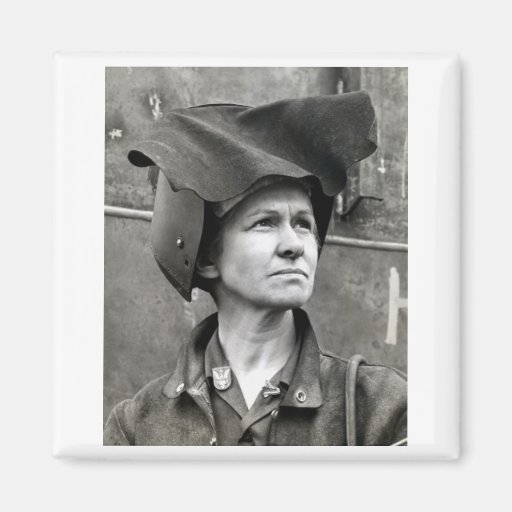 WWII Rosie the Riveter Refrigerator Magnets