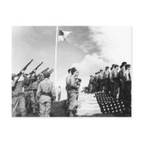 WWII Salute to Fallen Soldiers Postcard