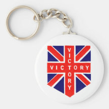 WWII Union Jack Victory Keychain