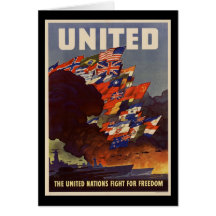 WWII United Nations Greeting Cards
