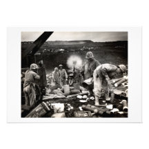 WWII US Marines on Iwo Jima Invites