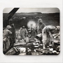 WWII US Marines on Iwo Jima Mousepad
