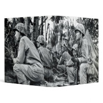 WWII US Marines on Peleliu Binder