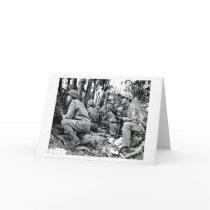 WWII US Marines on Peleliu Greeting Card