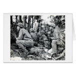 WWII US Marines on Peleliu Greeting Card