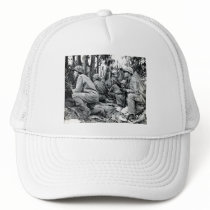WWII US Marines on Peleliu Trucker Hat