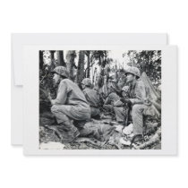 WWII US Marines on Peleliu Invite