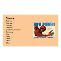 WWII Vintage Poster Business Card