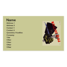 WWII Vintage Poster Business Card