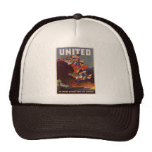 WWII Vintage Poster Hat