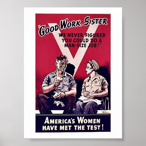 Wwii Women Print