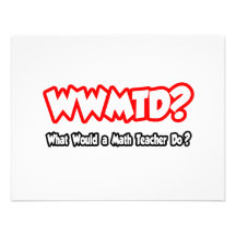 WWMTD...What Would a Math Teacher Do? Personalized Invitations