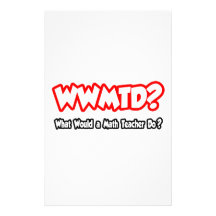 WWMTD...What Would a Math Teacher Do? Stationery