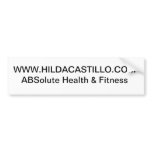 www.hildacastillo.com bumper sticker bumper stickers