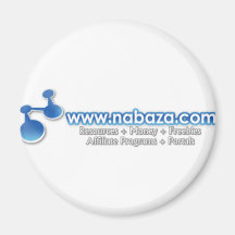 www.Nabaza.com Network of Sites by: William R. Nab Fridge Magnet