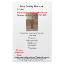 www.secondsundayofthemonth.com, Tri... Personalized Flyer