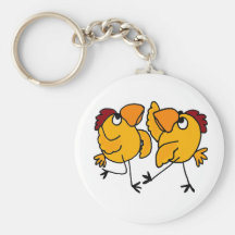 WX- Dancing Chicken Cartoon Key Chain