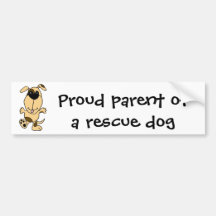 WX- Dancing Puppy Dog Cartoon Bumper Stickers