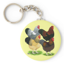 Wyandotte:  Rooster Assortment Keychain
