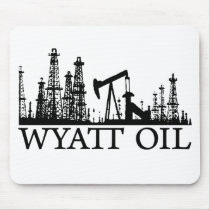Wyatt Oil / Black Logo Mouse Mats