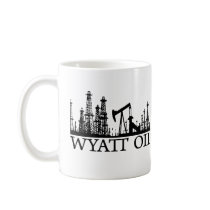 Wyatt Oil / Black Logo Coffee Mug
