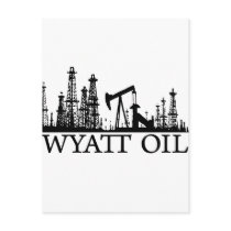 Wyatt Oil / Black Logo Post Cards