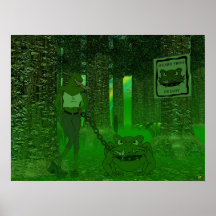 Wyked Tea'Se Walking the Frog Poster