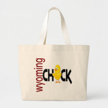 Wyoming Chick 1 Canvas Bags