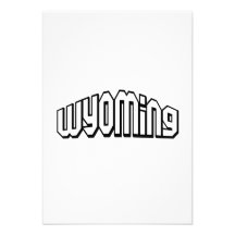 Wyoming Custom Invitations