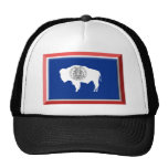 Wyoming Flag Gem Trucker Hat