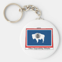 Wyoming Keychain