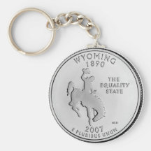 Wyoming Keychain