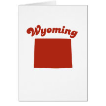 WYOMING Red State Card