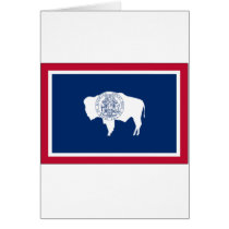 Wyoming State Flag Cards