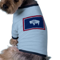 Wyoming State Flag Pet Clothing