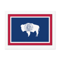 Wyoming State Flag Post Cards