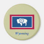 Wyoming State Flag Refrigerator Magnets