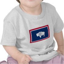 Wyoming State Flag T-shirts