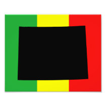 Wyoming with Rasta Colours Photograph