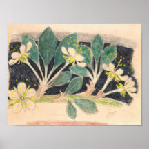 Wyspianski, cerise Flowers, 1903 Posters
