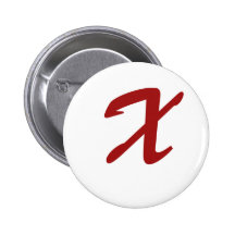 X is For eXtraordinary Button