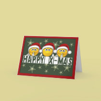 X-Mas Smileys cards