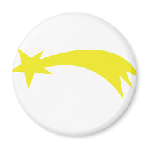 x-mas star - falling star refrigerator magnet